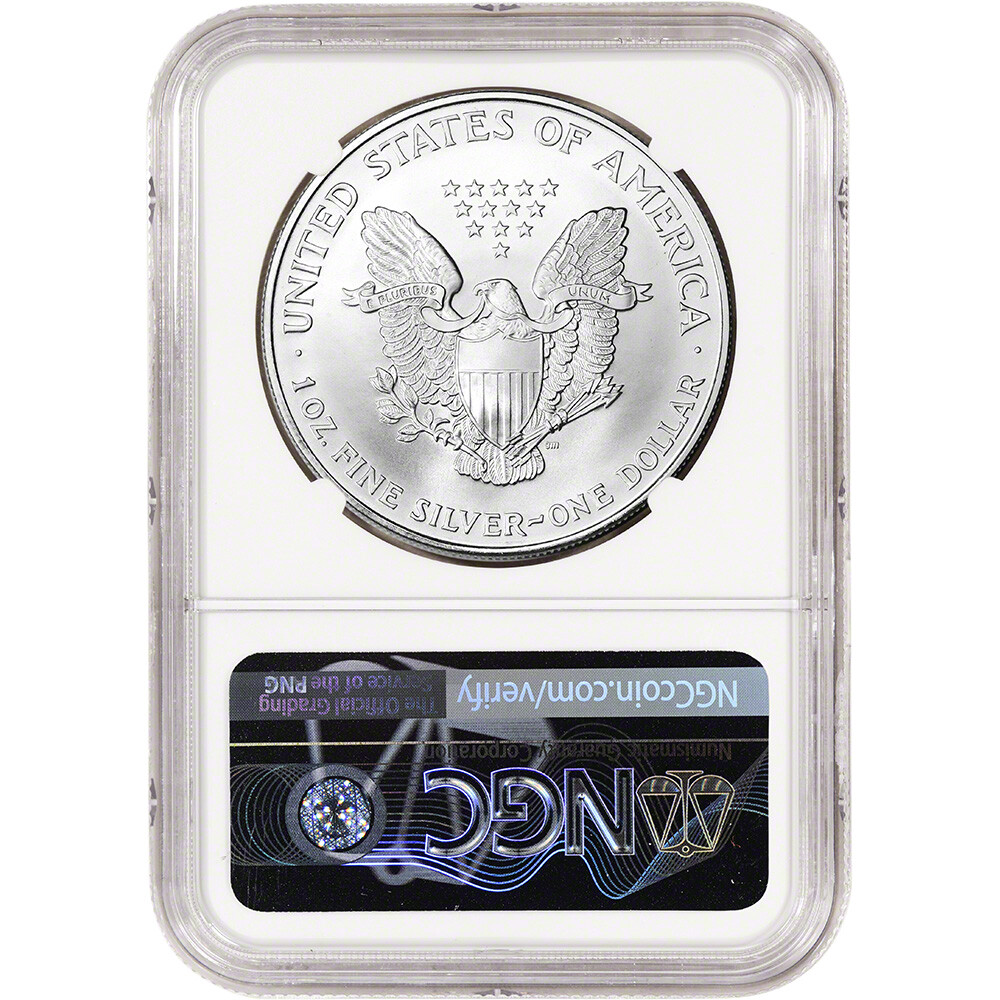 1997 American Silver Eagle Coin - NGC MS69