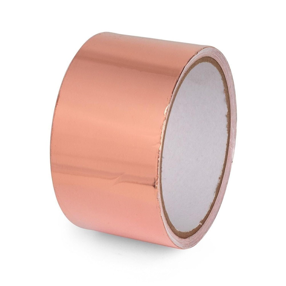 StewMac Conductive Copper Foil Shielding Tape, 2" Wide, 180" Roll