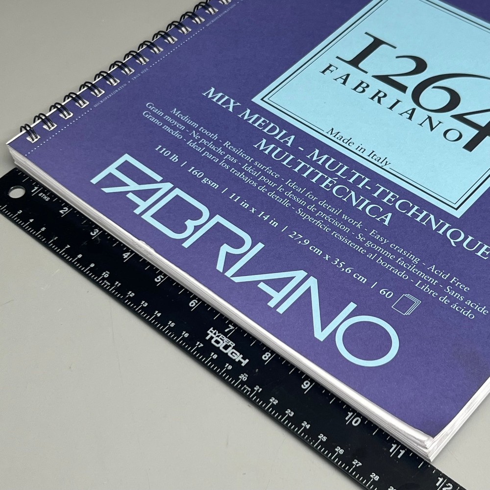 FABRIANO I264 Big (5 PACK) Mix Media - Multi -Technique Paper 60 Sheets each Pad