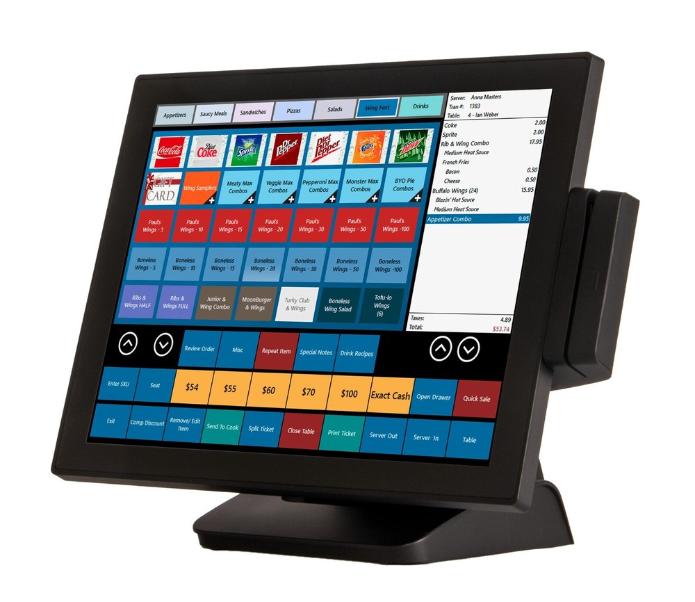 BPA All-In-One Restaurant POS System - 2 Stations