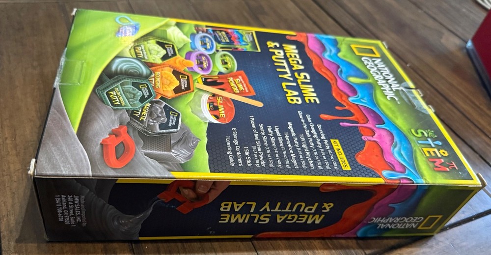 National Geographic Mega Slime & Putty Lab STEM Kit NEW