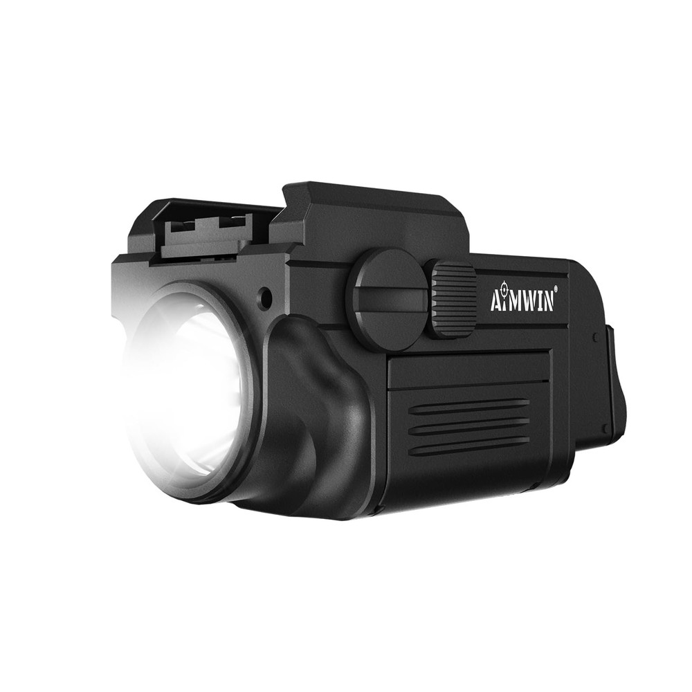 AIMWIN WL10 Tactical Weapon Light 900 Lumens Pistol Flashlight Compact Rail M...