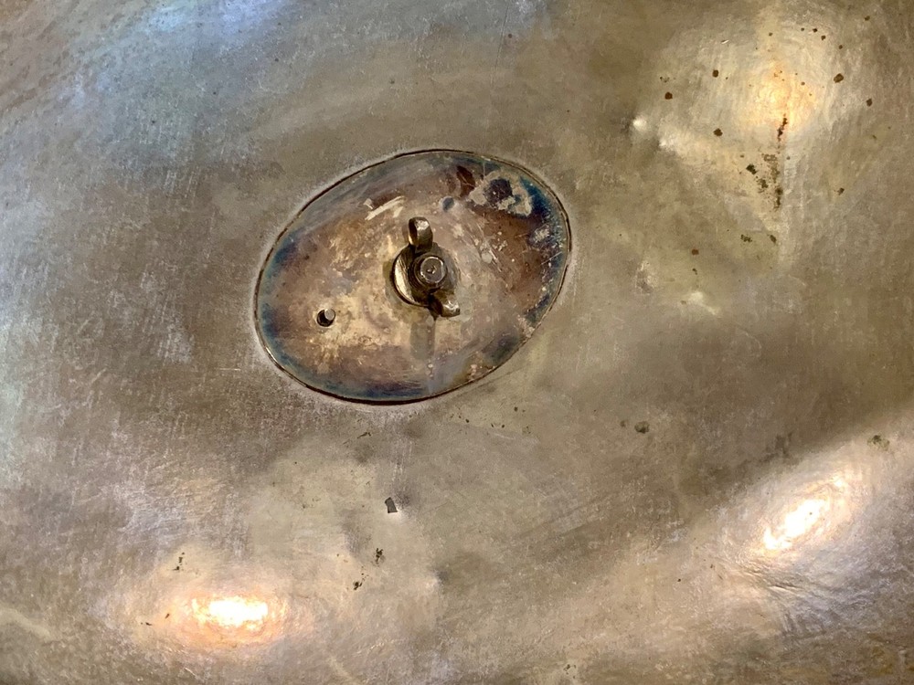 Large Antique Silver-Plated Meat Dome - AS IS
