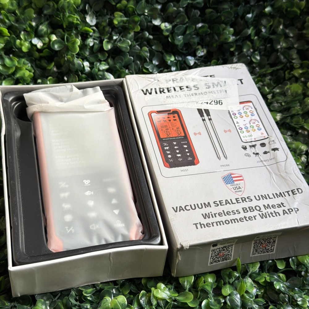 Smart Bluetooth Meat Thermometer - Long Range Wireless Food Thermometer, Digi...