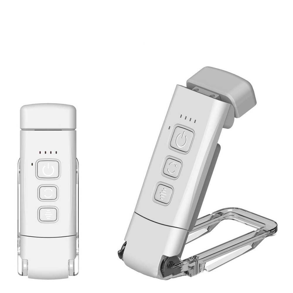 LED Clip Book Light USB Rechargeable For Reading Foldable Bookmark Night Light