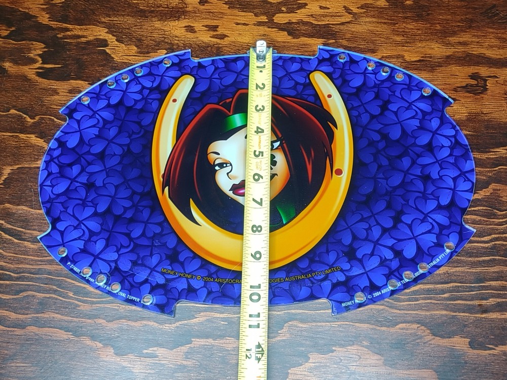 Slot Machine Plexiglass Insert Horseshoe Lady Casino Panel Replacement