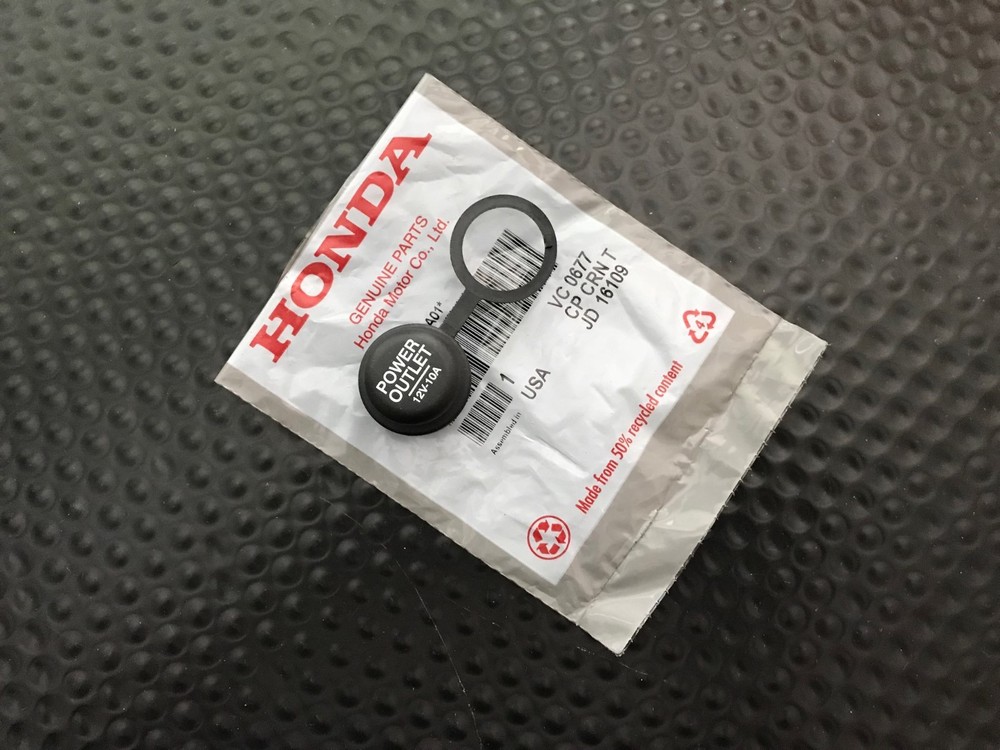 GENUINE OEM HONDA ACURA CIGARETTE LIGHTER AC POWER OUTLET SOCKET CAP COVER PLUG
