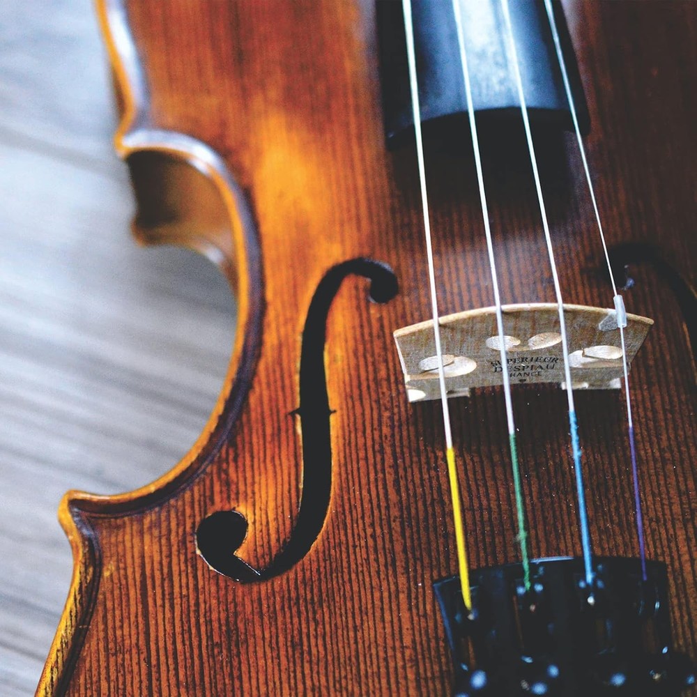 12PCS Violin String Pack – Durable Steel Core, Nickel Ball End
