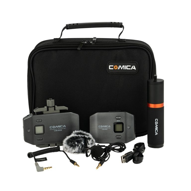 Wireless Lavalier Microphone Kit for Smartphones - Comica