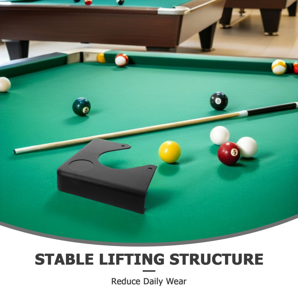 2 Pcs Snooker Table Corner Guard Black Plastic Pool Table Replacement Parts