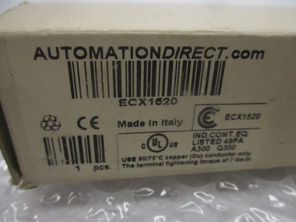 AUTOMATION DIRECT ECX1520 SELECTOR SWITCH NSMP