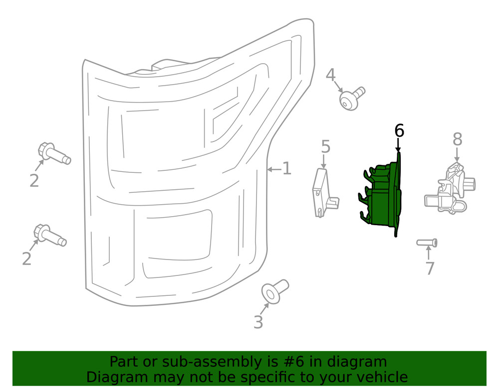 Genuine Ford Bracket ML3Z-14D189-N
