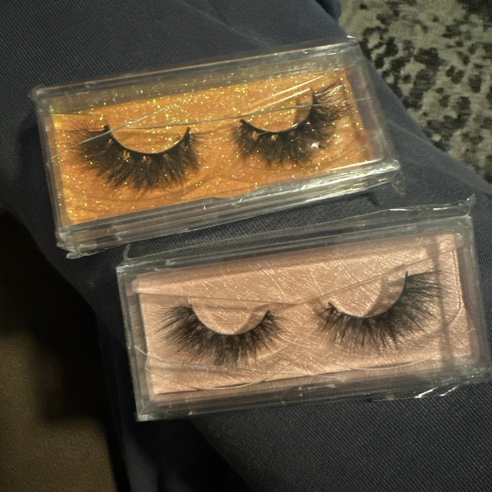 2 Pair Lashes 3D Mink Lashes Eyelashes Soft Fluffy High Quality Lashes