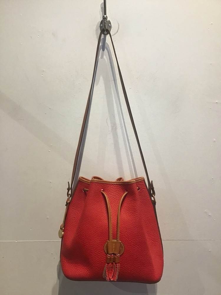 Dooney and Bourke Red Leather Knapsack PURSE