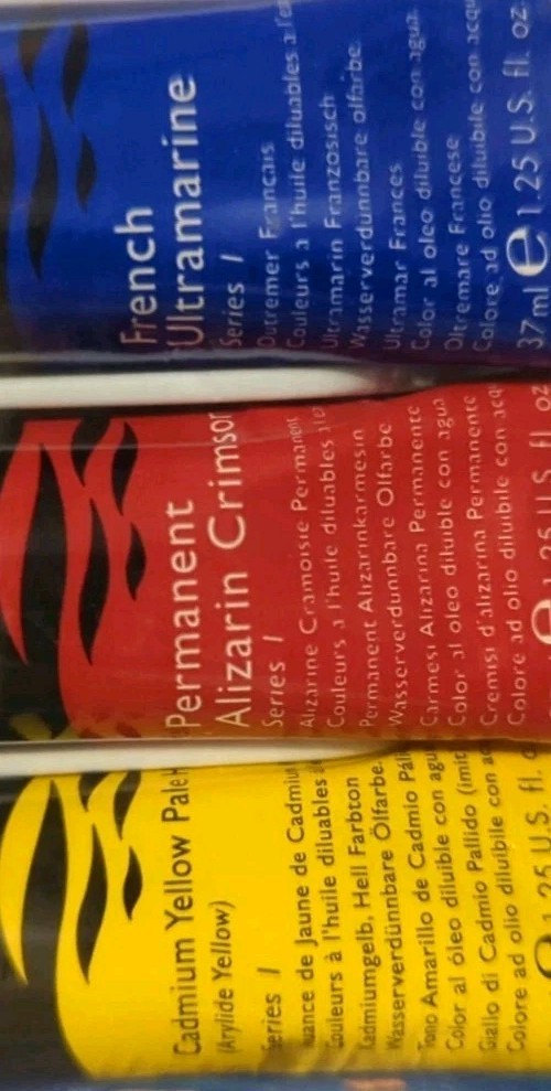 Winsor & Newton Artisan Water Mixable Oil Beginners Set 6 x 1.25 fl oz. - READ