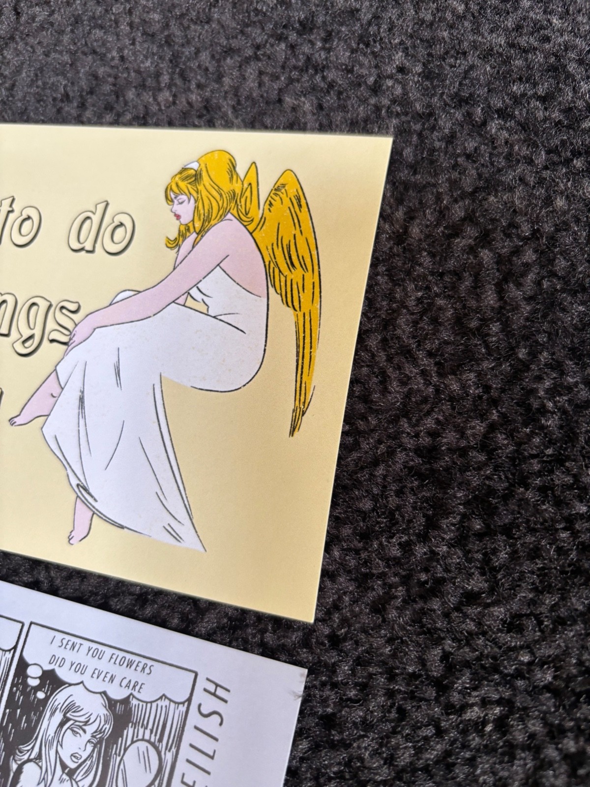 Billie Eilish - SUPER RARE I want to do bad things to you POSTCARD set! MINT!