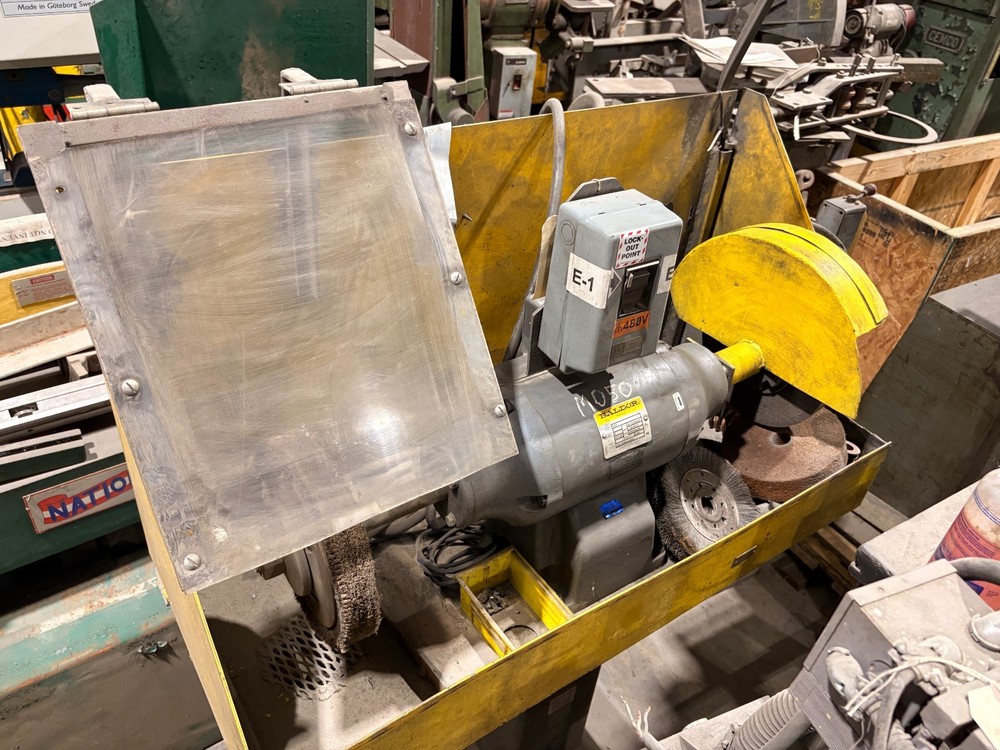 Industrial Baldor Double-End Grinder/Buffer, 480 Volts 3 Phase