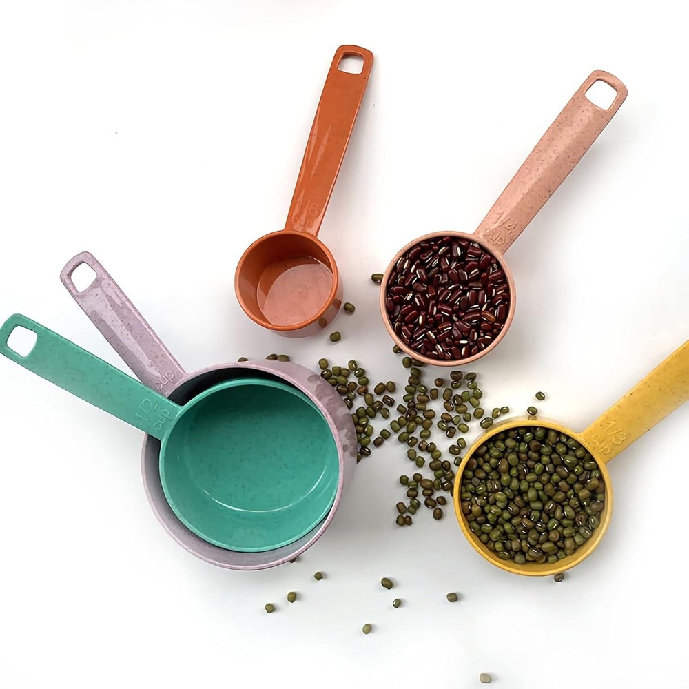 Measuring Cups and Spoons Set-10 PcsColorful Kitchen Measuring Tool,Random Color