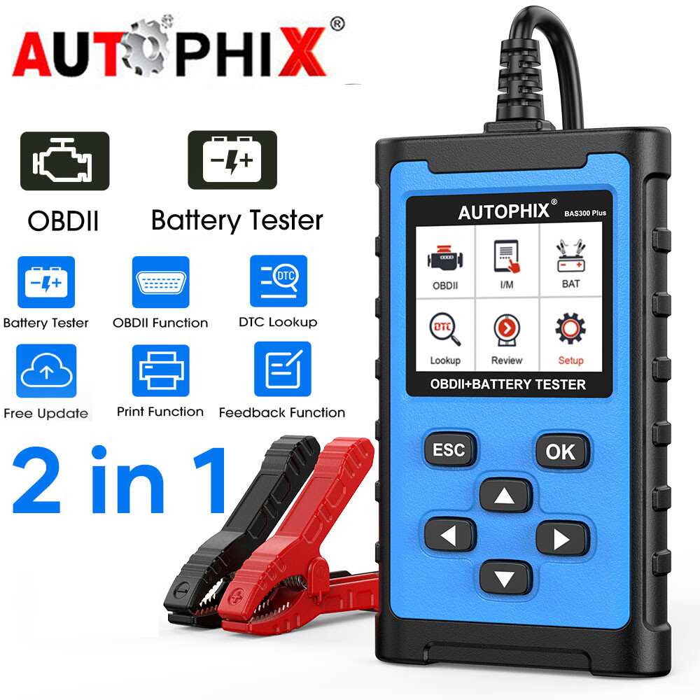 OBD2 Scanner Battery Load Tester Battery Analyzer 12V Car Engine Code Reader US