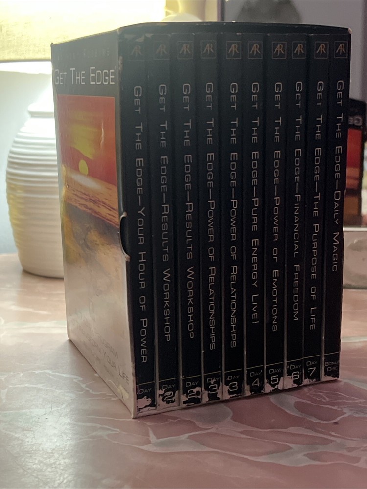 Anthony Robbins Get the Edge 7 Day Program Transform Your Life 10 CD Box Set