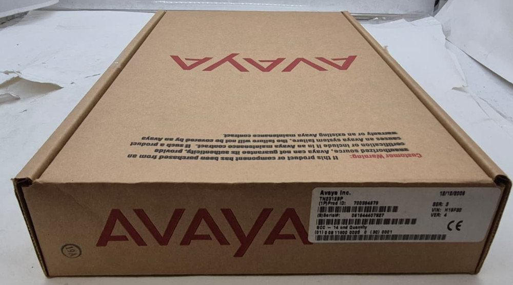 Avaya TN2312BP IP Server Interface Card HV15 W/ Cable + Connector