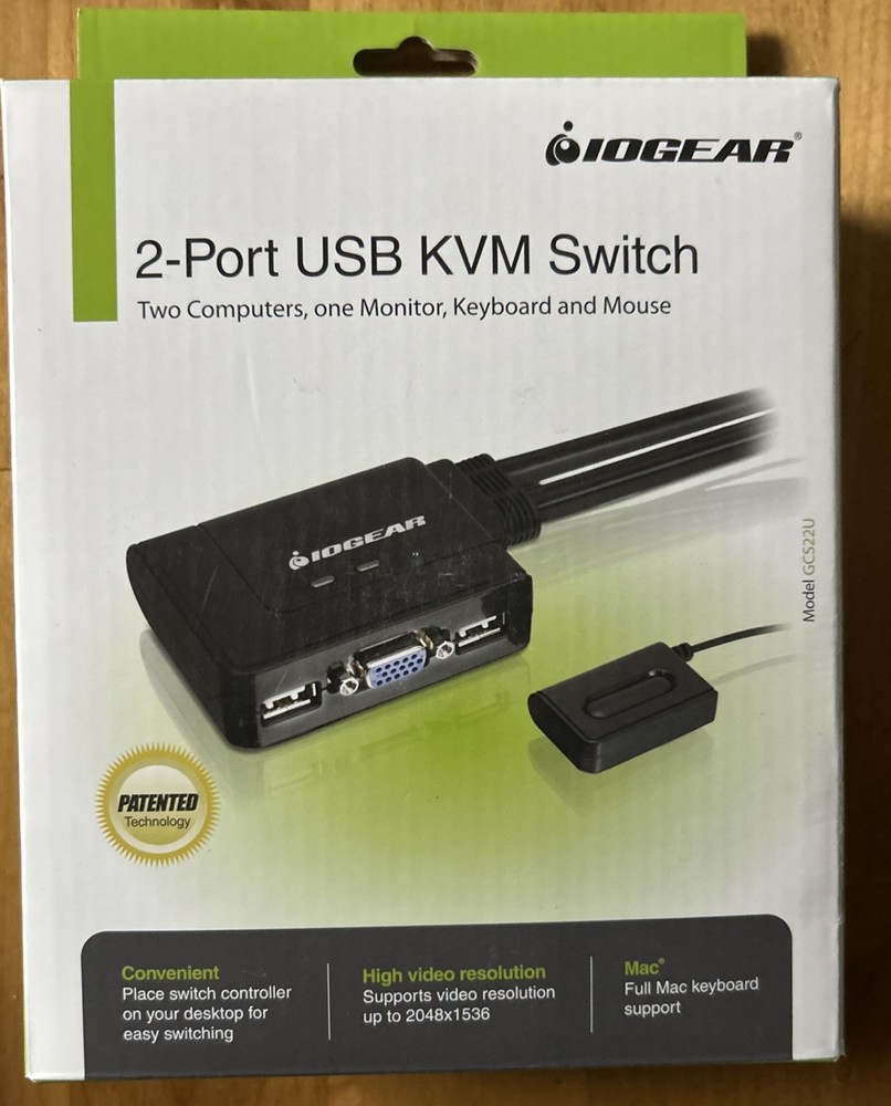 IOGEAR GCS22U - KVM Switch - 2 ports