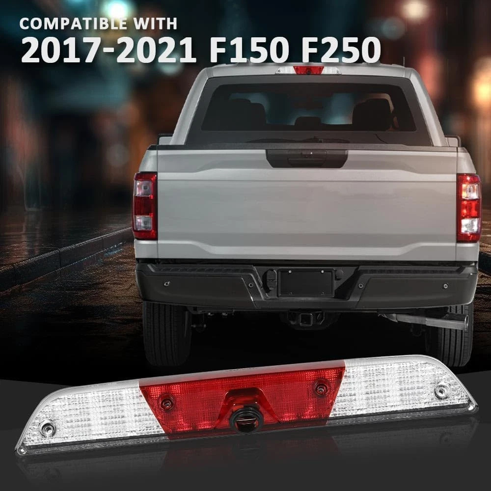 LED 3rd Brake Light w/Camera for 2017-2022 Ford F250 F350 Super Duty Replacement