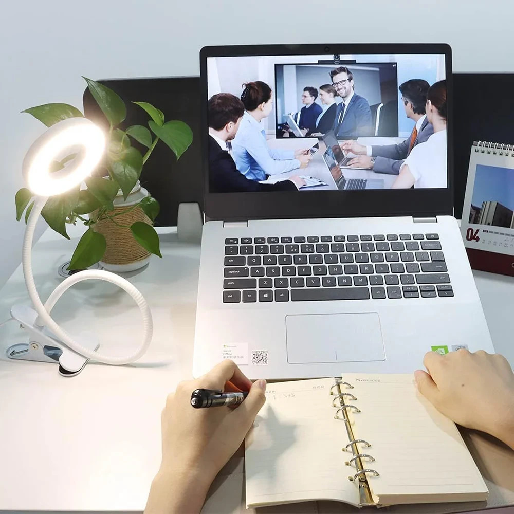 LED Live Streaming Kit 3 Mode Ring Light USB Powered Universal Phone Holder