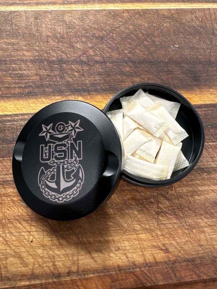 Custom Engraved zyn metal can