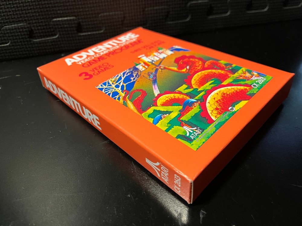 1982 Atari Adventure - Empty custom design display box