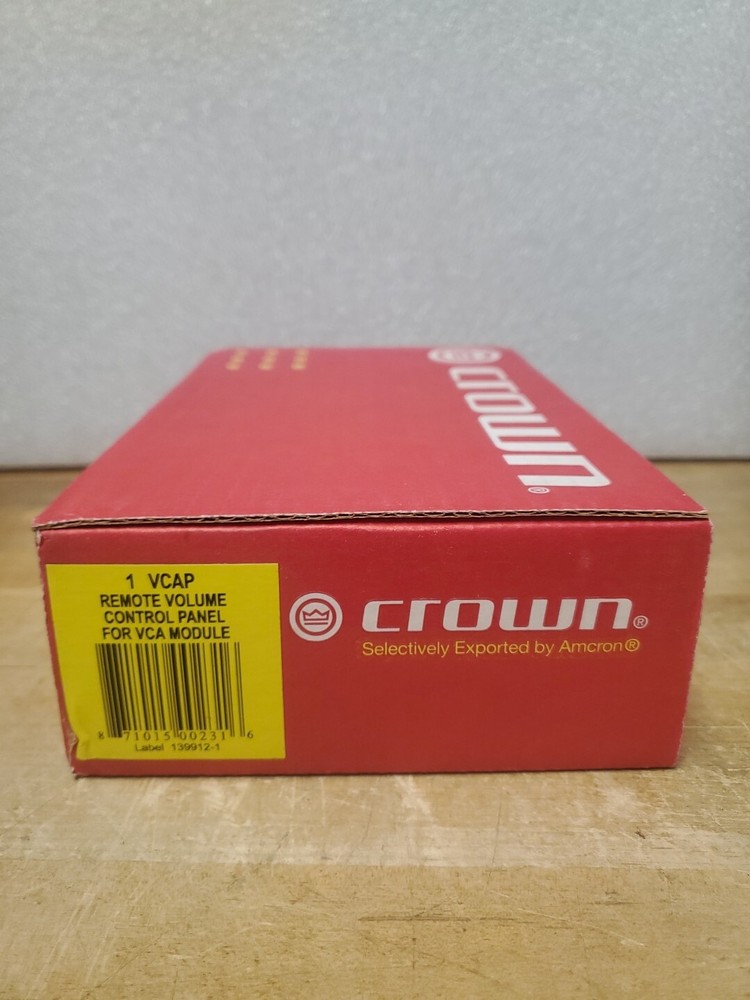 CROWN AUDIO 1 VCAP
