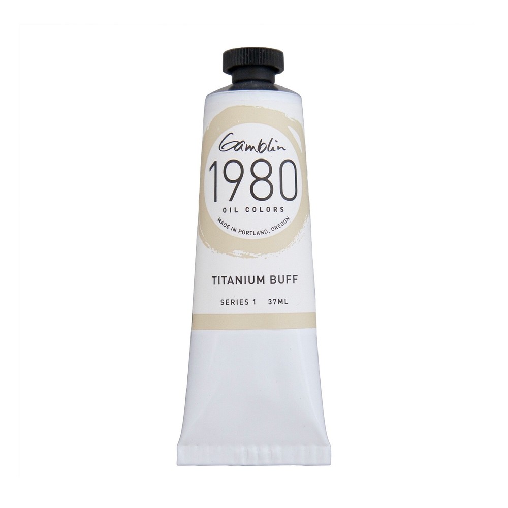 Gamblin 1980 Oil Titanium Buff 37Ml