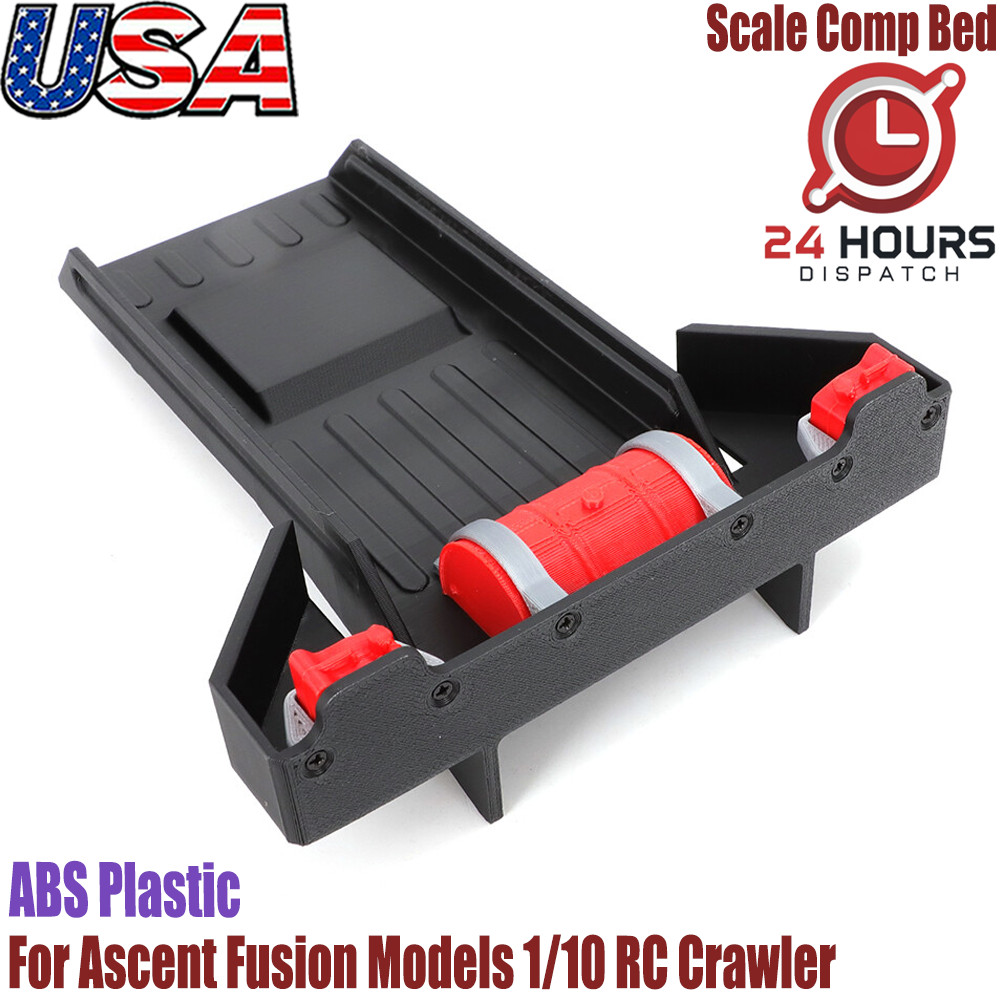 Scale Comp Bed For Redcat Ascent Fusion 1/10 RC Crawler ABS Plastic