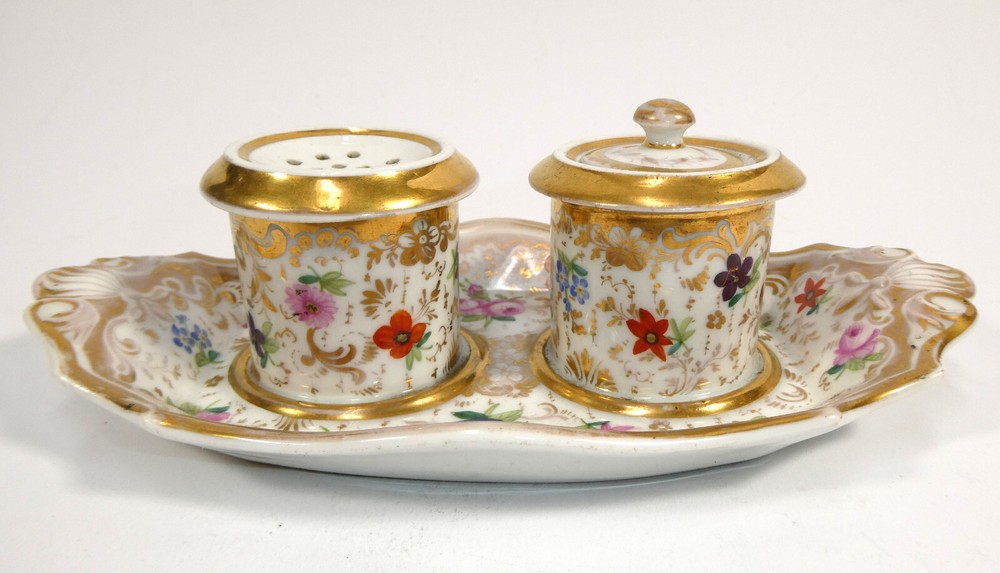 Biedermeier Ink Well Circa 1840