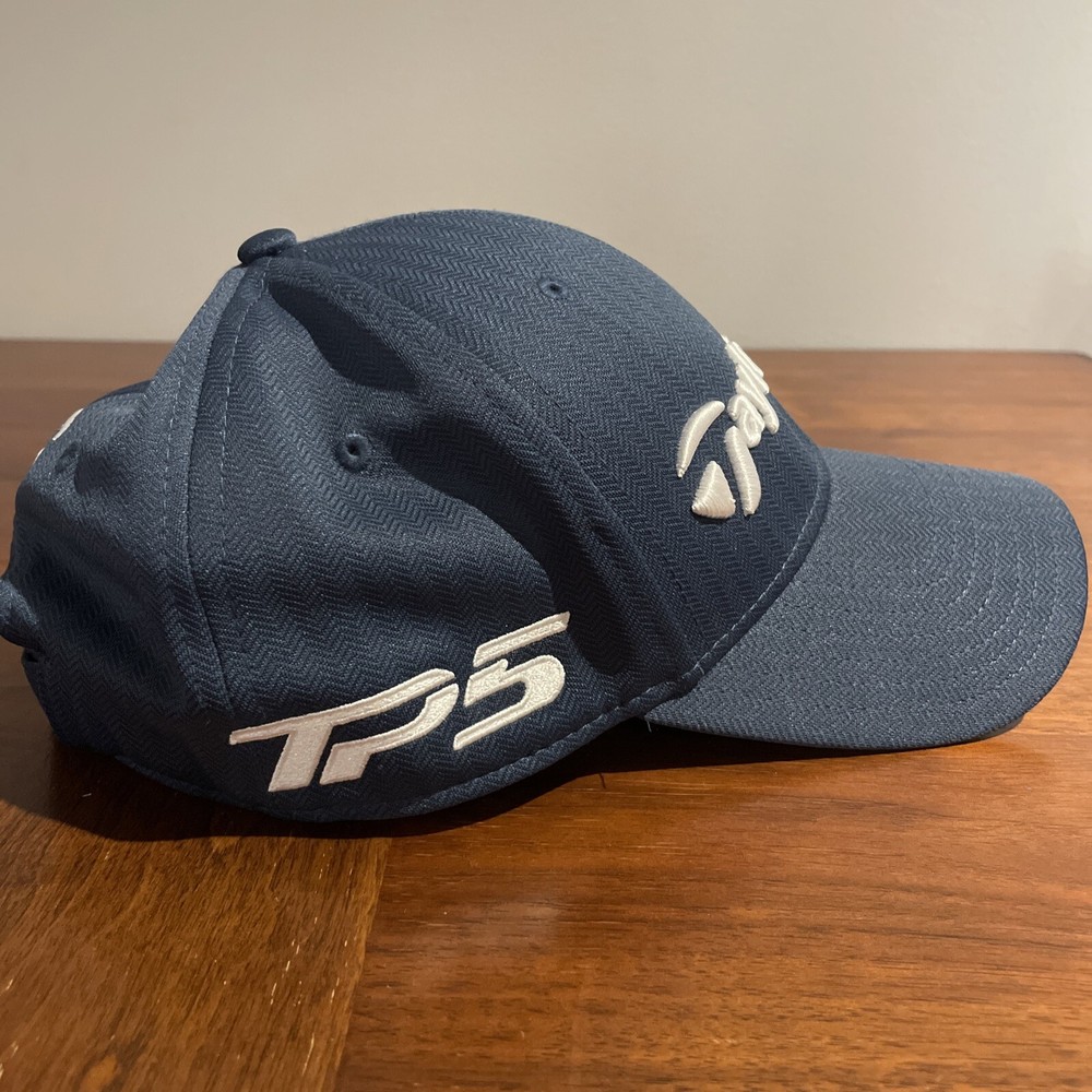 TAYLORMADE TP5 NAVY BLUE ADJUSTABLE GOLF HAT SIZE REG