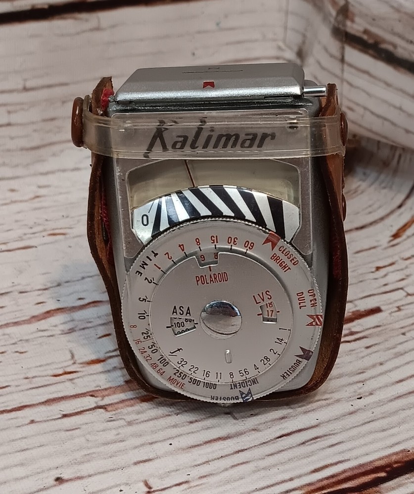Vintage Kalimar Exposure Meter Model A-1 with Leather Case