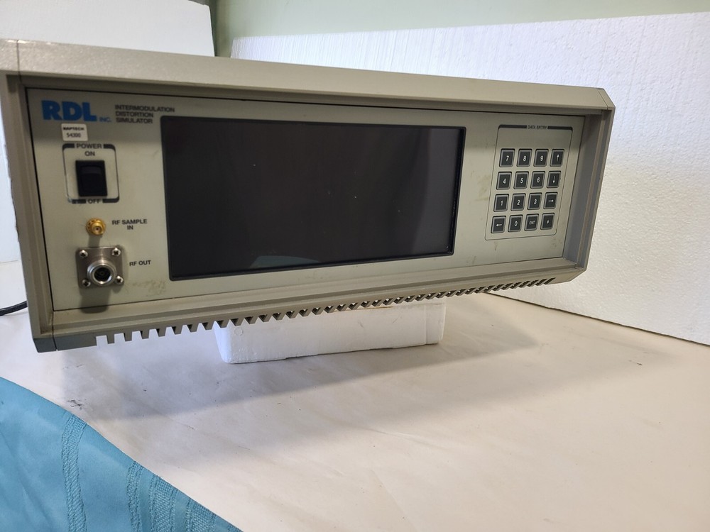 RDL IMD801D-03A Intermodulation Distortion Simulator, Powers ON, AS IS For Parts