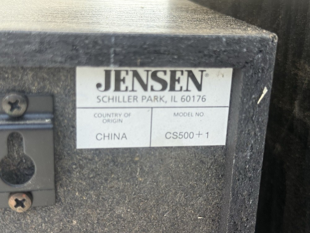 Jensen Cs500 + 1 Speaker System