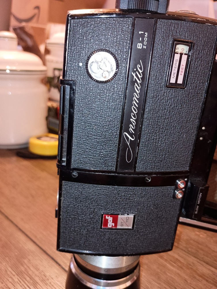 GAF ANSCOMATIC ST/110 Super 8 mm Movie Camera *UNTESTED*