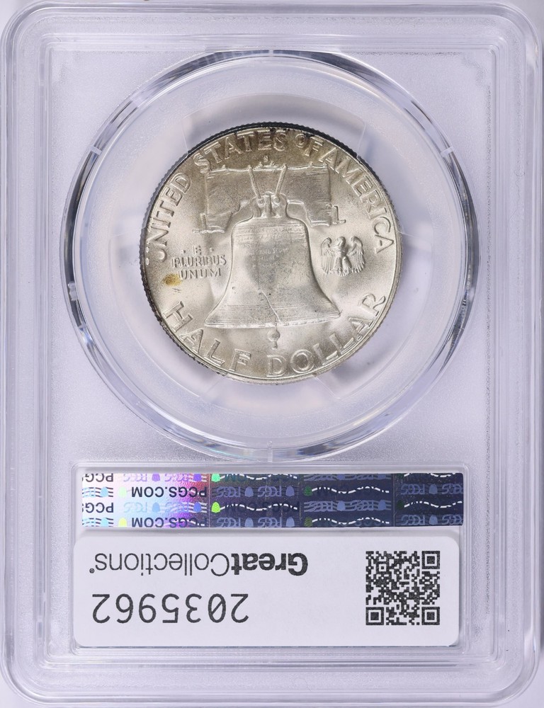 1952-S Franklin Half Dollar PCGS MS 65+