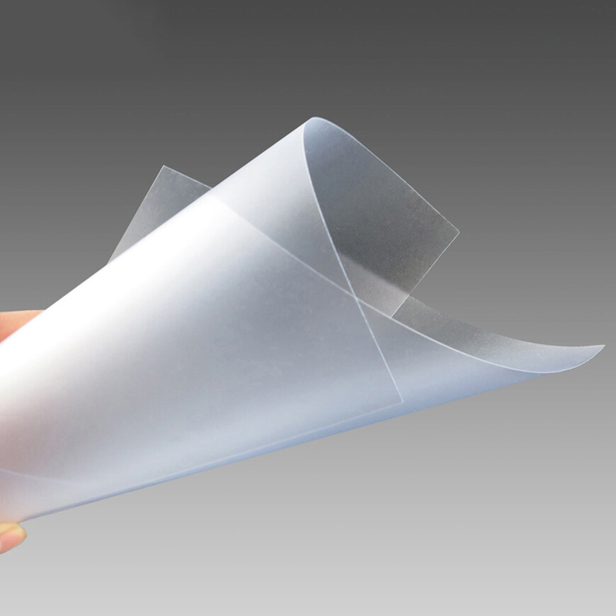 Frosted Translucent PVC Plastic Sheet Thin Clear 0.3mm-1mm thick Plastic Panel