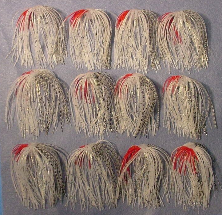 12 ~BIO-FLEX® Silicone Spinnerbait *Pro-Tie Skirts X-Factor Bleeding Shad