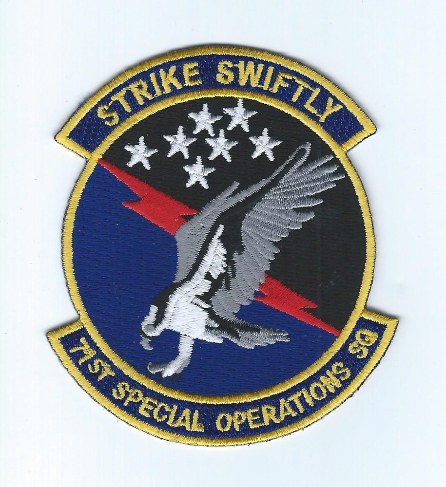 71st SPECIAL OPERATIONS SQUADRON !!THEIR LATEST!! patch
