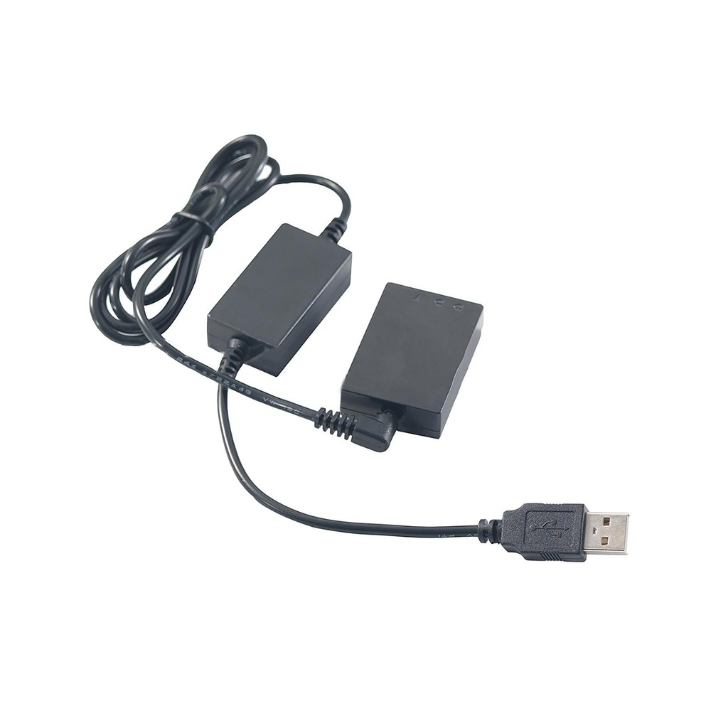 LP-E12 Power Charger Cable ACK-E12+DR-E12 Dummy Battery For Canon EOS M2 M50
