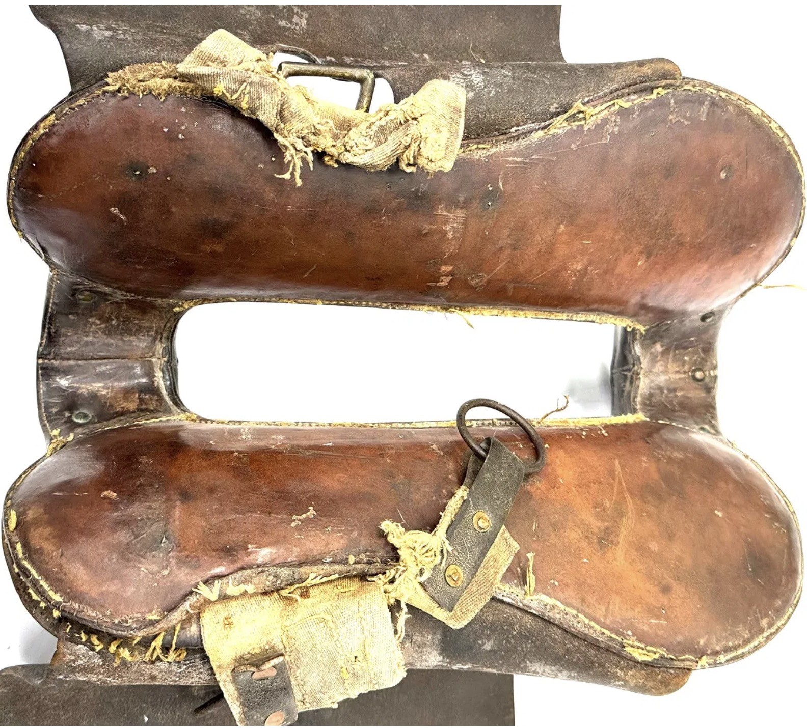 WWI McClellan-Style Military Leather Horse Saddle – 11.5” Seat | Brown