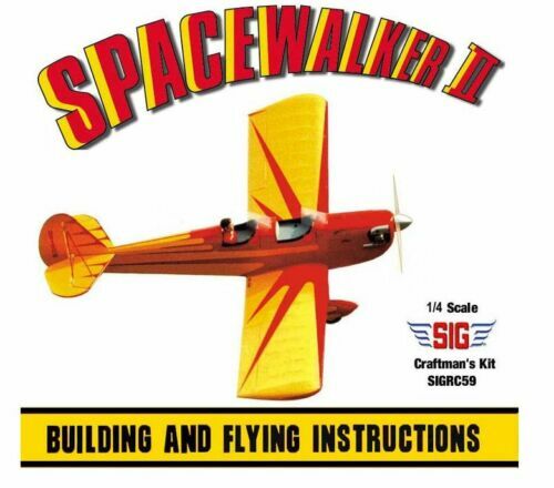 Spacewalker II Scale RC Model Airplane PDF Plans on CD
