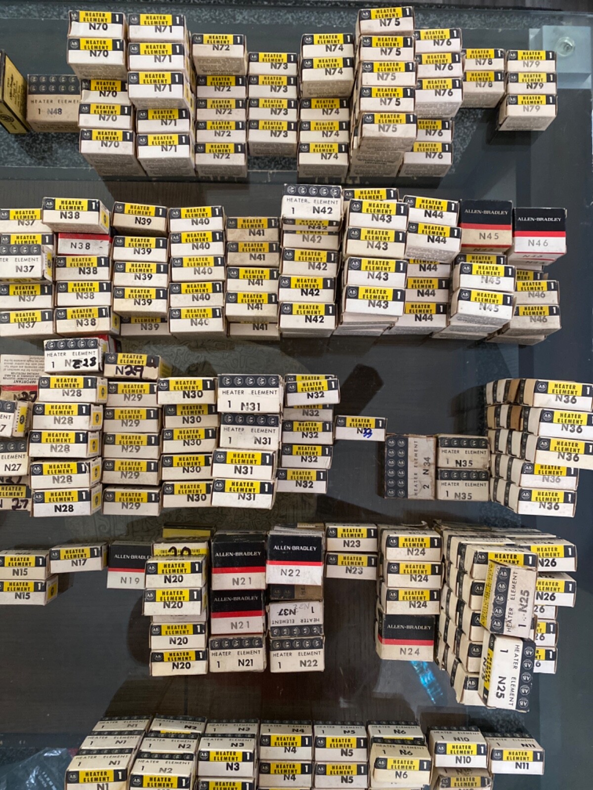 Allen Bradley Type N Thermal Overload Heater Elements, N1-N79