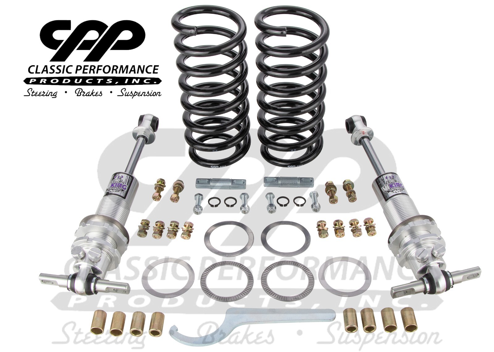 1964-70 Ford Mustang Front Coilover Conversion Kit Double Adjustable Coil Over