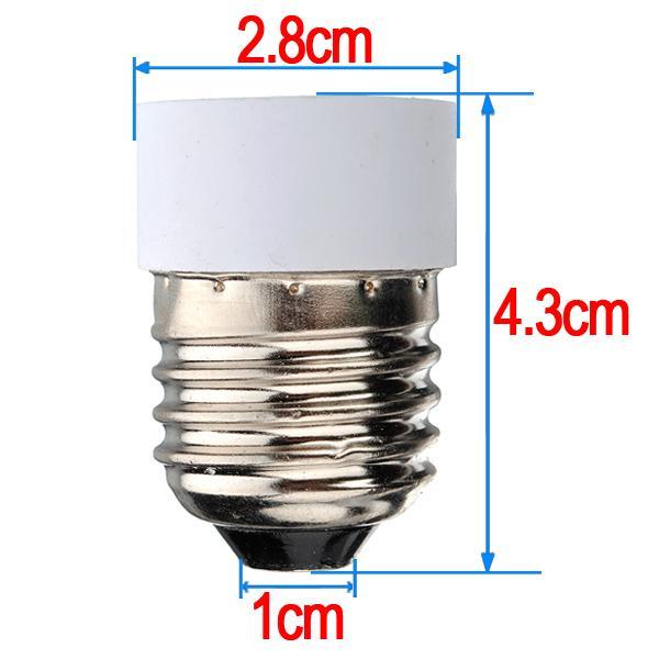 (6pcs) E26/E27 Medium Screw to E14 European Base Sockets Adapter Converter