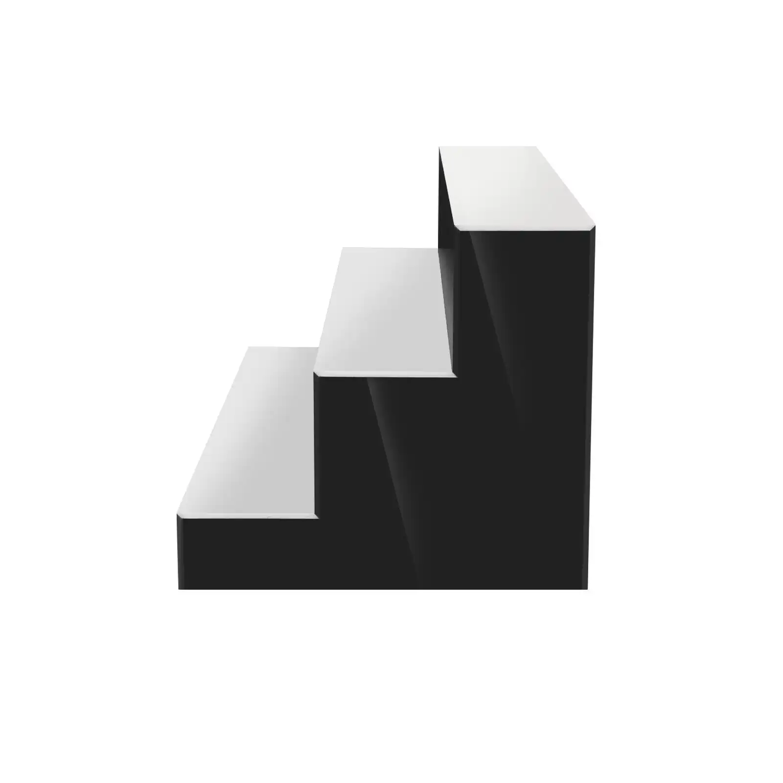 24" 3 Step Tier LED Glowing Light Up Back Bar Liquor Bottle Display Shelf D??cor